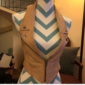 Tan vest size xs moto UEC biker motorcycle